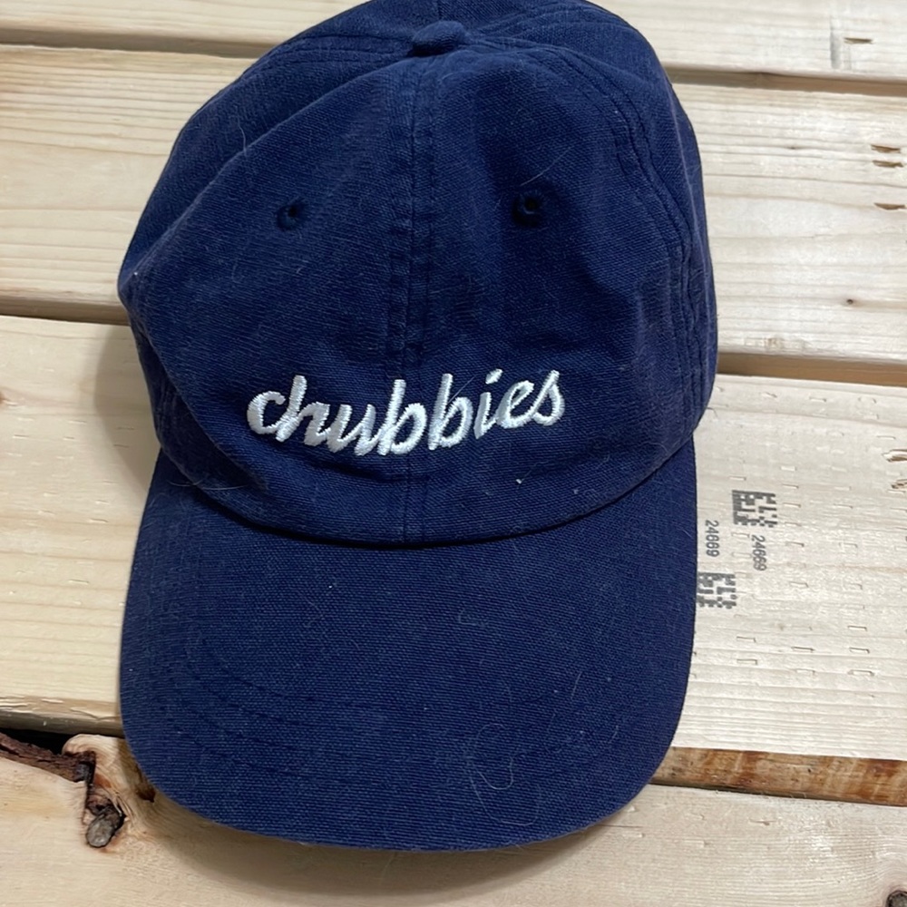 Chubbies Navy Blue Hat. 100% Cotton.